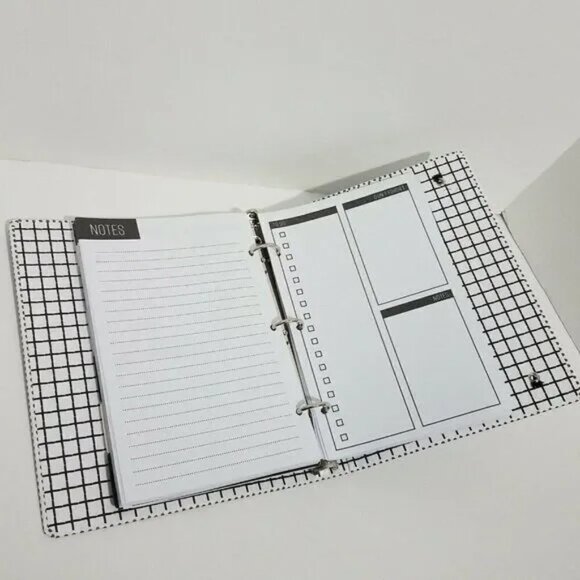 BUNDLE Binder Planner The Paper Studio Agenda 52 Pink / Polka Dot Positive Quote - Picture 14 of 16